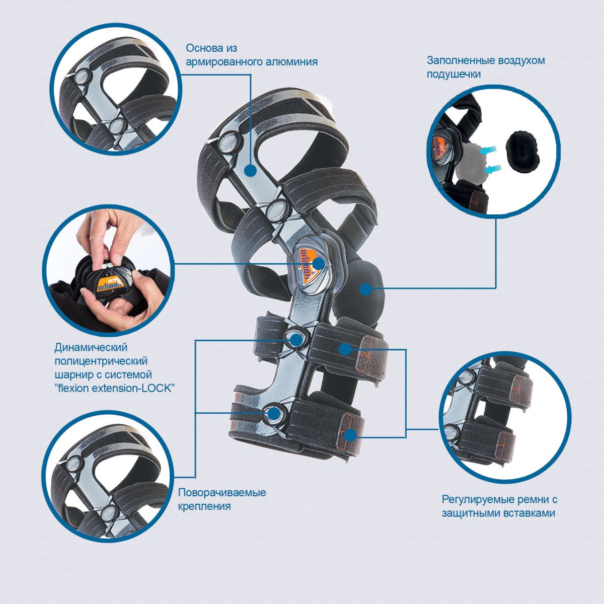 OCR200L / 3 Functional flexion-extensor orthosis