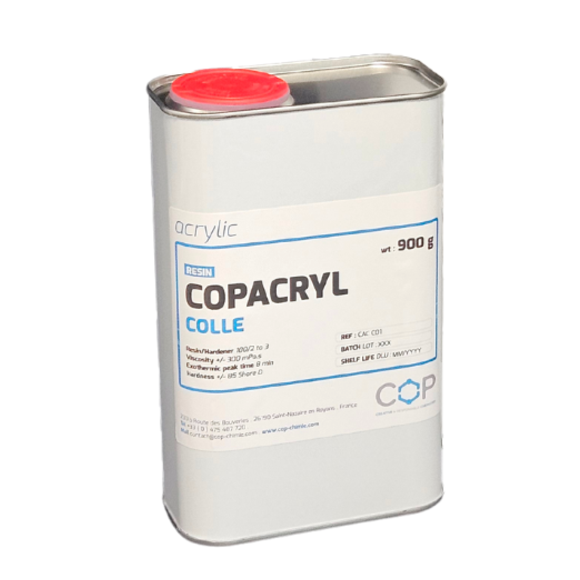 Зображення Смола Copacryl Resine Colle 0,9 CAC C01 
