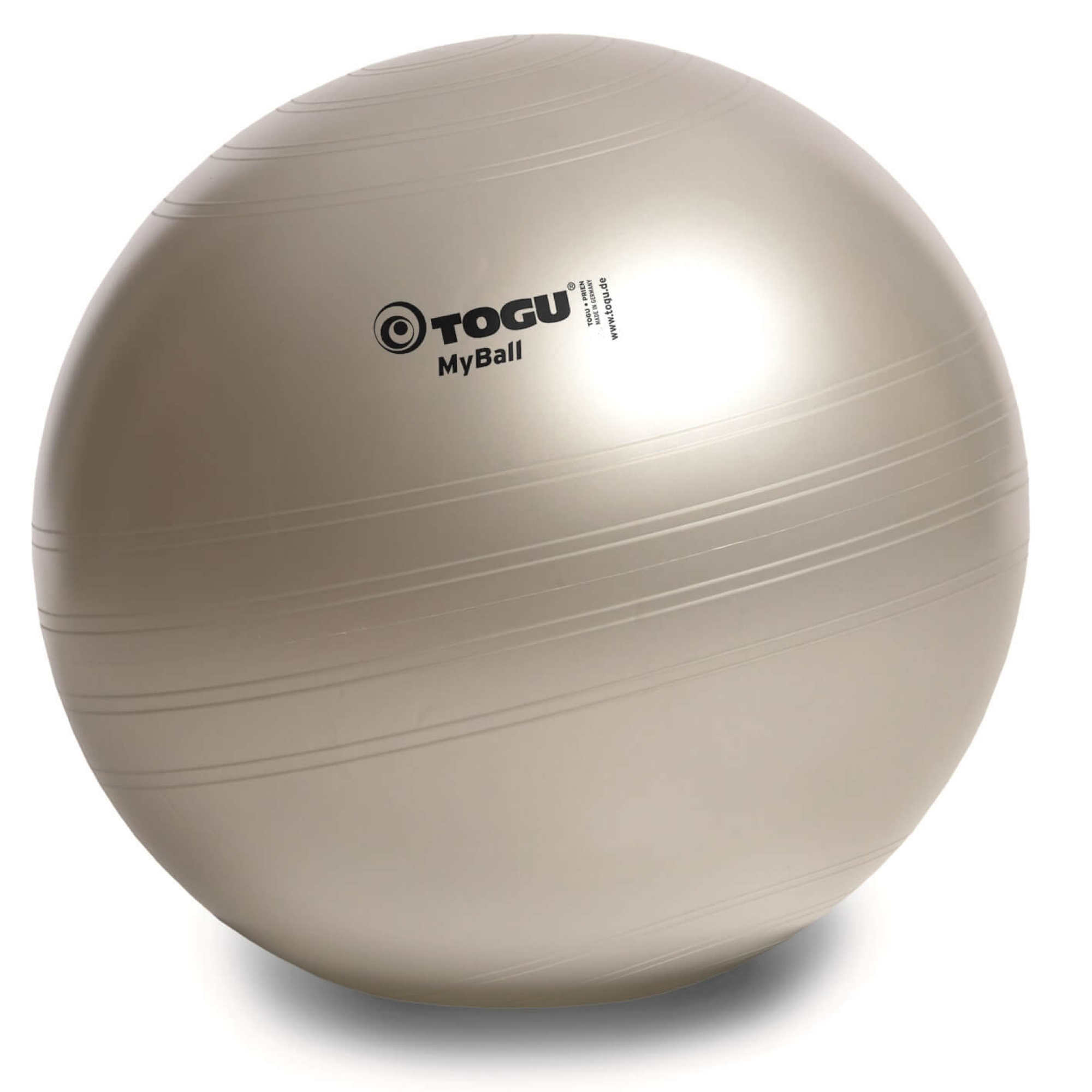 Изображение Гимнастический мяч Togu MyBall - 75 см (серебристый) 