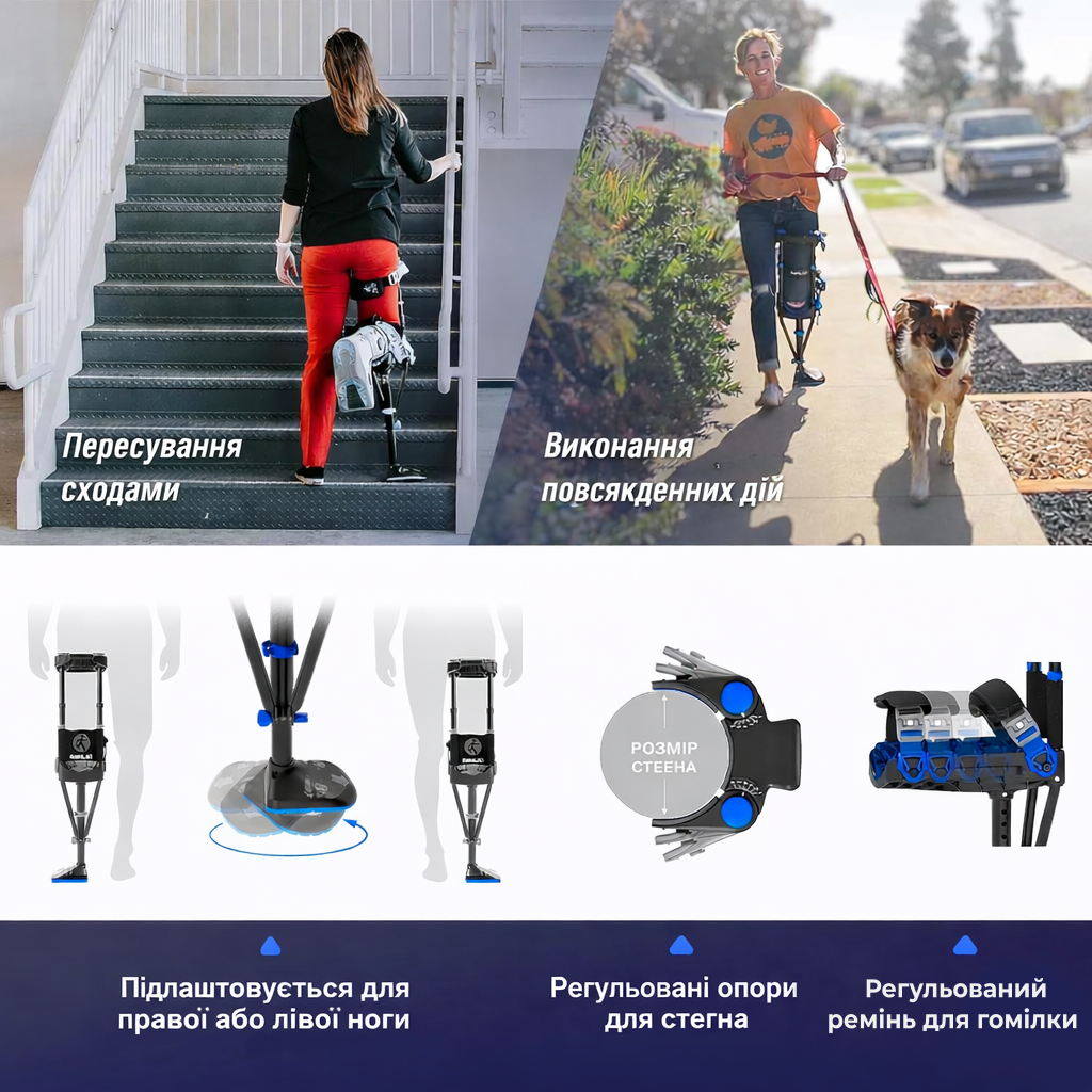 Костыль iWALK 3.0 Hands-Free - купить оптом по лучшей цене от