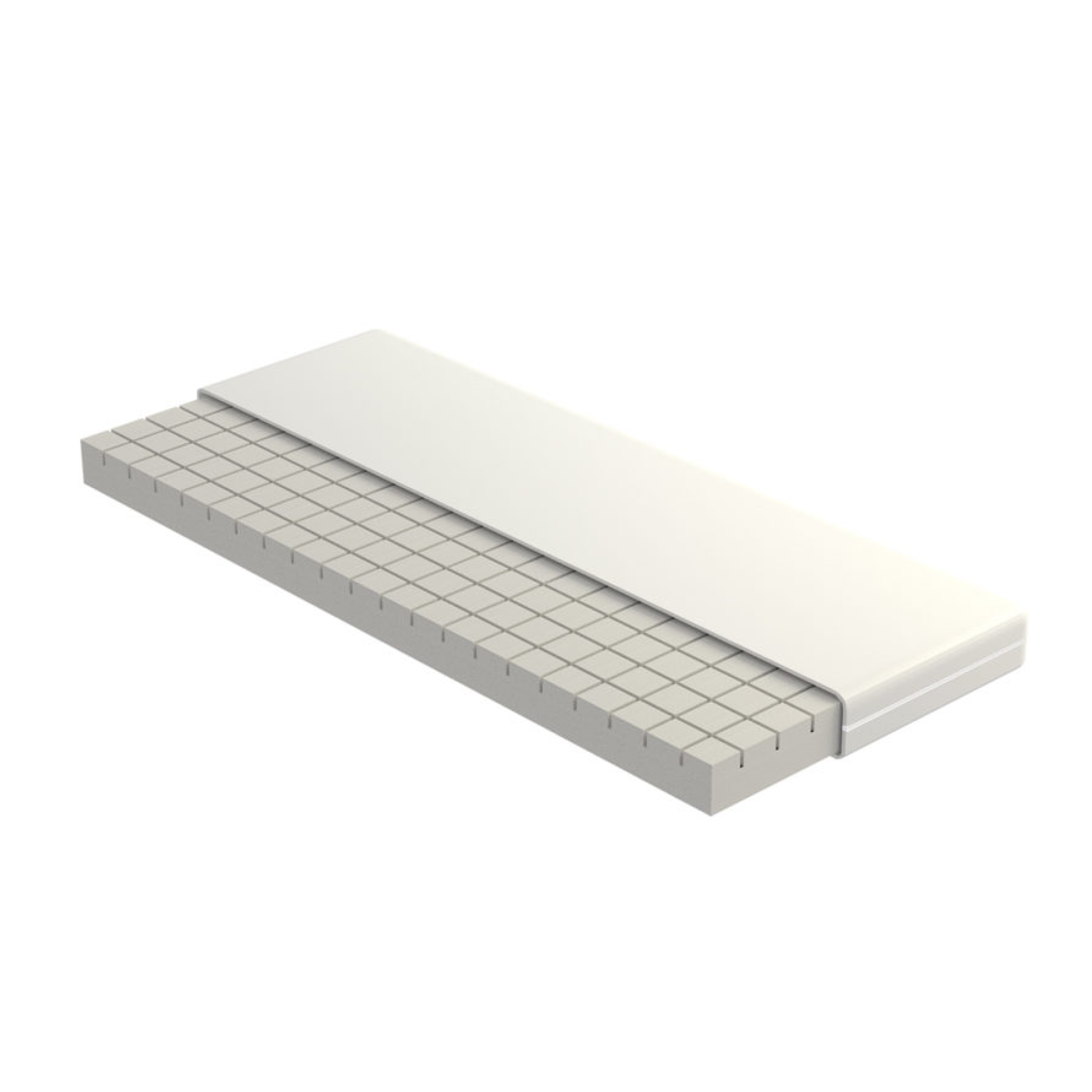 Зображення Стандартний матрац із поліуретанової піни RehaBed T35 (гофрований, HR-піна, 90×200×12) 